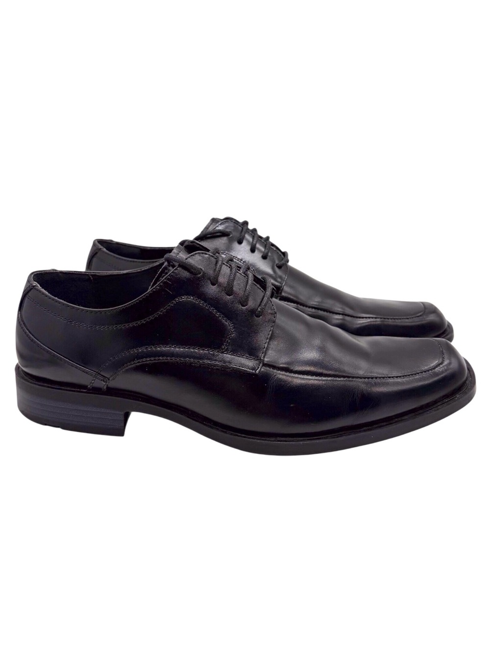 Stacy Adams black leather square toe Oxford dress shoe men’s size 8M